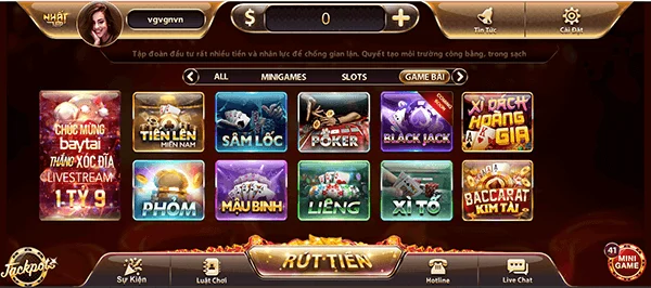 Game bài Nhatvip chất lượng, tầm cỡ quốc tế